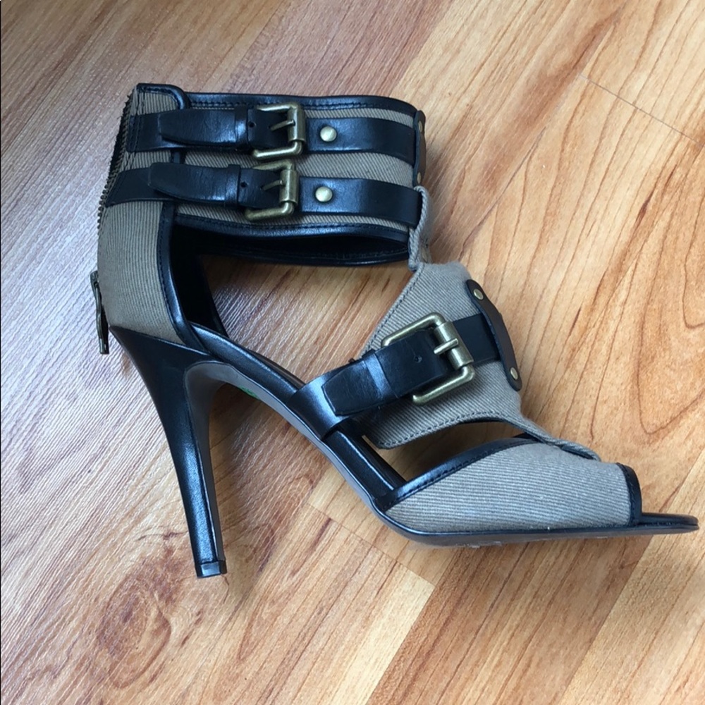 Barley worn ash heels size 38